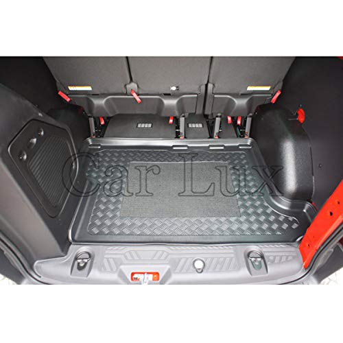 Car Lux - AR01766 Alfombra cubeta Protector Cubre Maletero con Antideslizante y Borde Alto