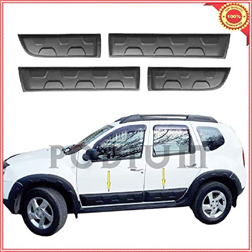 Chrome Protector de puerta Moldura Kit 4 Dr (Offroad Typ2) ABS para Dacia DUSTER 2010-2017