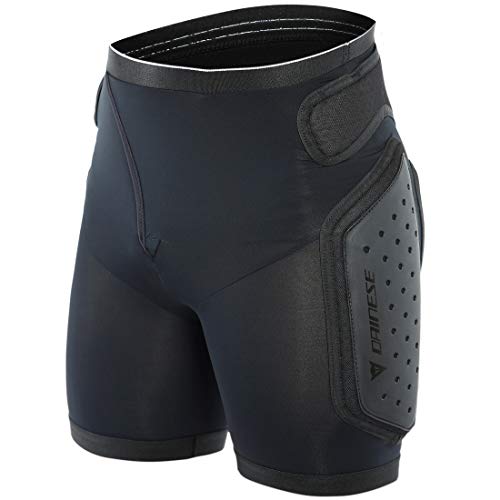 Dainese Action Shorts EVO - Protector de esquí Unisex para Adulto, Negro/Blanco, FR: S (Talla del Fabricante: S)