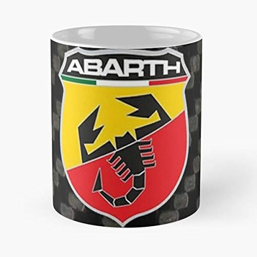 Desconocido Carbon Tumblr Competizione Engine Abarth Metal Taza de café con Leche 11 oz