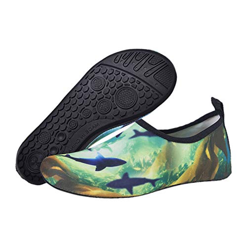 Escarpines Deportes Acuáticos,Zapatos de Agua,Calcetín de Buceo Antideslizantes para Hombres y Mujeres,Peso Ligero De Secado Rápido Playa 42 EU