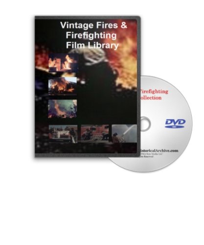 Fires and Firefighting Film Library DVD - Fire Prevention and Safety, Fire Department Training, Vintage Smokey the Bear and More