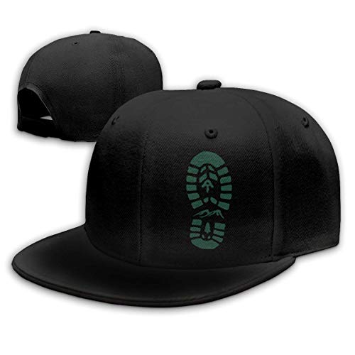 huatongxin Appalachian Trail Marker Hike Hiker Unisex Adult 100% Cotton Adjustable Hip-Hop Gorra de Beisbol Sombrero Liso Negro