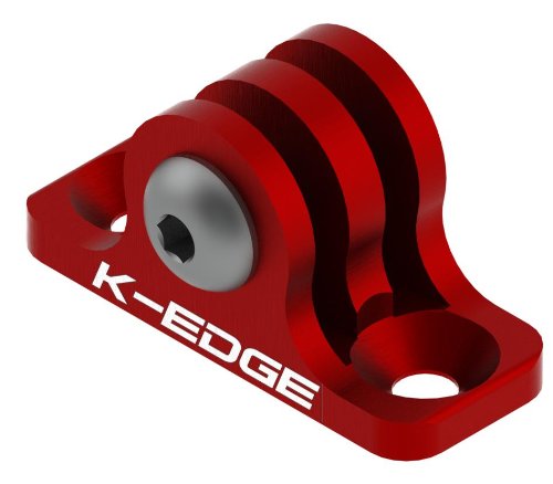 K-Edge GO Big GoPro Adapter - Anclaje GoPro genérico Aluminio, Rojo