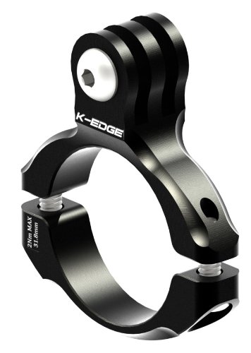 K-Edge GO Big Handlebar Mount - Anclaje Manillar Aluminio, Negro