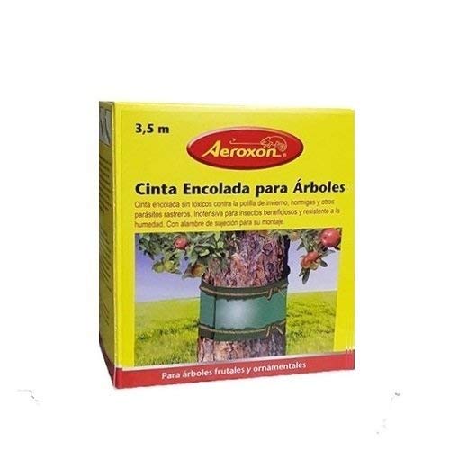 KOLLAND AEROXON Cinta - Cinta Adhesiva 3,5m para la Captura de Insectos voladores y Rastreros en árboles y Plantas