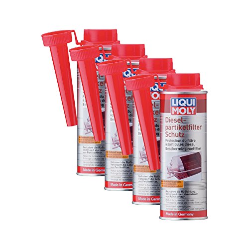 Liqui Moly 4 protectores de filtro de partículas diésel 5148, aditivo DPF, 250 ml.