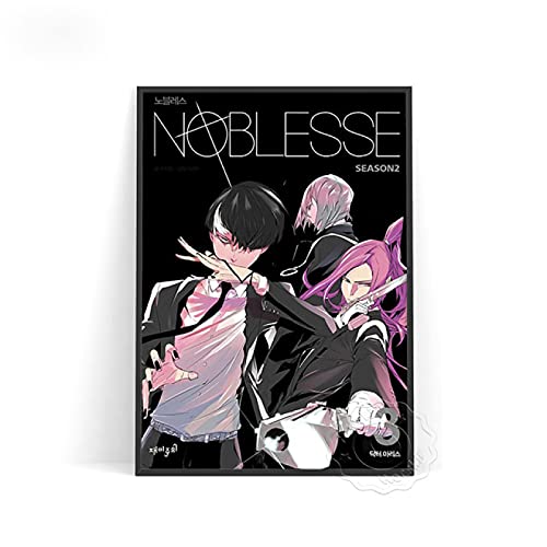 lubenwei Póster de Anime Noblesse, Pegatinas de Pared, póster con Impresiones de Noblesse, póster de Anime, Imagen de Pared, habitación de niños, decoración del hogar （AU-1217） 50x70cm Sin Marco