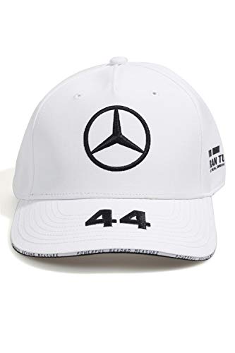 Mercedes-Benz Gorra de béisbol Unisex Mercedes AMG Petronas Lewis BB, Color Blanco, Talla única