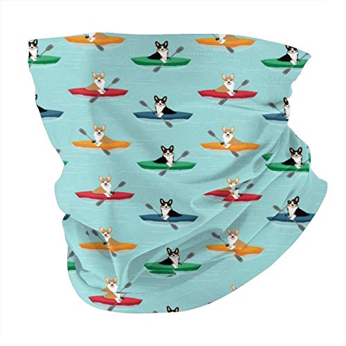 Nother Corgis In Kayaks - Pañuelo unisex de microfibra para la cabeza, color azul