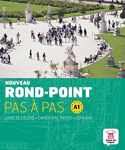 Nouveau Rond-Point pas à pas A1 - Libro del alumno + Cuaderno de ejercicios + CD: Noveau Rond Point Pas à Pas A1 Livre de l´éleve+ Cahier d'exercises + CD (Fle- Texto Frances)