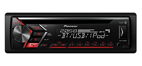 Pioneer DEH-S4000BT Autorradio, Negro