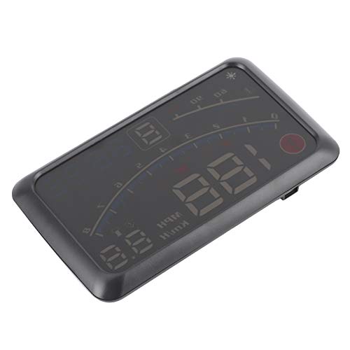 Qqmora OBD2 Head-Up Display Universal HUD Práctico proyector de Coche Negro Headup Display Accesorio de Coche Head-Up Display eléctrico Beneficioso para el Coche