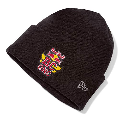 Red Bull BC One New Era Gorra, Negro Unisexo Large Beanie, BCOne Freestyle Dance B-Boy Original Ropa & Accesorios