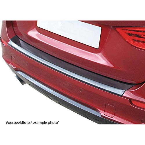 RGM RBP9819 Protector del Parachoques Trasero ABS Compatible con Volkswagen Passat 3G Berlina 2014-Aspecto Carbono