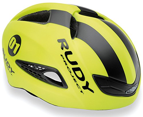 RUDY PROJECT Helmet Boost 01 Yellow Fluo Black Matte L, Unisex Adulto, Amarillo Fluorescente/Negro Mate