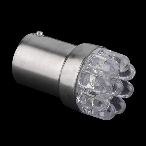 SeniorMar Útil 1 Pieza Universal Auto lámpara de Bombilla de Coche LED Blanco luz de señal de Giro G18 / BA15S 67 5007 9LED 1156 luz de Bombilla de Marcha atrás del vehículo