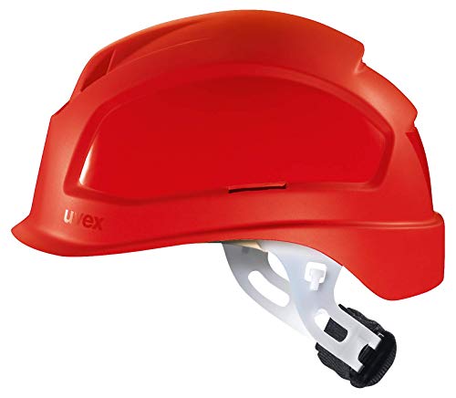 Uvex Pheos E-S-WR - Casco protector sin ventilación para electricistas, color rojo