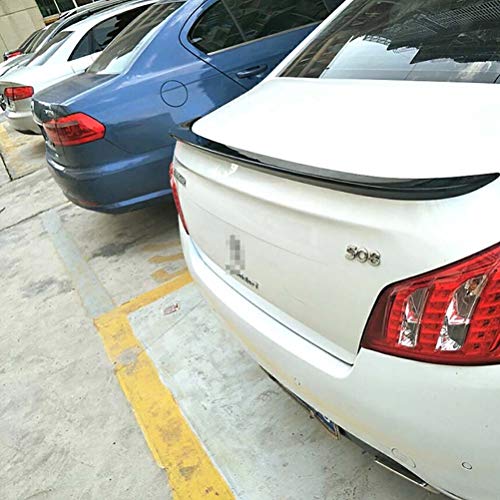 wuwenjun Accesorios de alerón Trasero para Maletero de Coche ABS, decoración dedicada para Peugeot 508 Spoiler 2011-2015