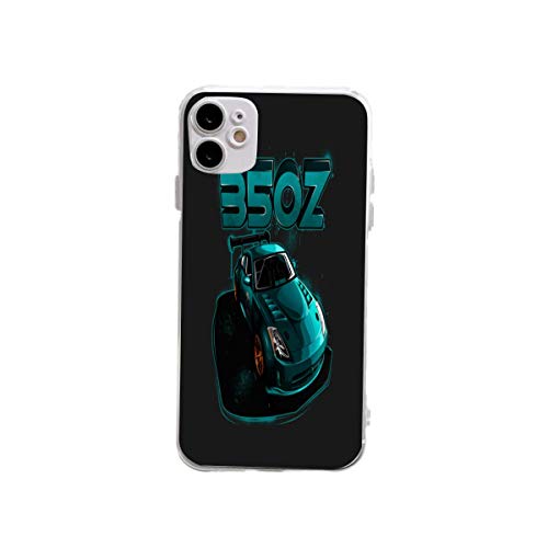 yiliusu-350Z - CarCorner-iPhone 12 funda, [contra-amarillamiento] Delgada pero a prueba de golpes suave silicona resistente al teléfono