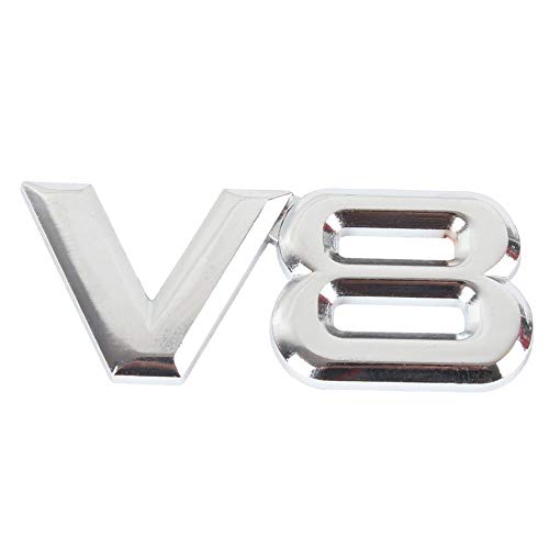 1 Unids 3D V8 Logotipo del Coche Emblema de Metal Etiqueta Engomada de la Insignia Del Cuerpo Del Coche Para