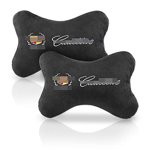 2 Almohadas De AlgodóN Para El Cuello, CojíN Desmontable Para El Asiento Del AutomóVil, Reposacabezas, Soportes Para La Cabeza Del AutomóVil De DiseñO ErgonóMico, Para Cadillac Ats/Bls/Ext/Sts, Etc.