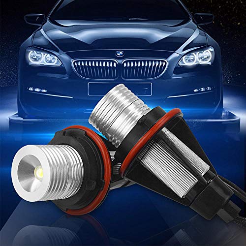 2pcs Angel Eye LED Spot Anillo Anillo Anillo Bombillas 5W 6000K 1440LM Moderno Brillante para BMW E39 E53 E60 E63 E64 E65 E66 E83 E87 E61 5 6 7 Series X3 X5