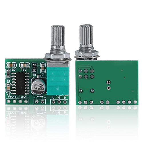 2Pcs PAM8403 Mini 5V Módulo de Amplificador de Potencia Digital,2 * 3W Placa de Módulo de Amplificador de Audio, Amplificador Estéreo de Alta Potencia,Sonido de Alta Fidelidad Tablero de Amplificador