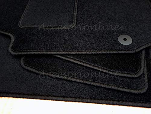 Accesorionline Alfombrillas para Audi Q7 Todos los Modelos - Alfombras esterillas a Medida (Q7 I (2006-2015) 4L)