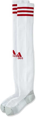 adidas ADI SOCK 18 Socks, Unisex adulto, White/Power Red, 4648