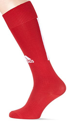 adidas SANTOS SOCK 18 Socks, Unisex adulto, Power Red/White, 4042