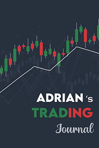 Adrian's Trading Journal: Trading Journal for Trader | Define your monthly Goals | Record your Strategies & your Trade History | Personalized name | 110 Pages 6x9 .