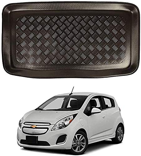 AILING Alfombrillas para Maletero De Coche Aptas para Chevrolet Spark (2010-2015),A Medida Impermeable Antideslizante Maletero Trasero Alfombra Interior Protection Accesorios