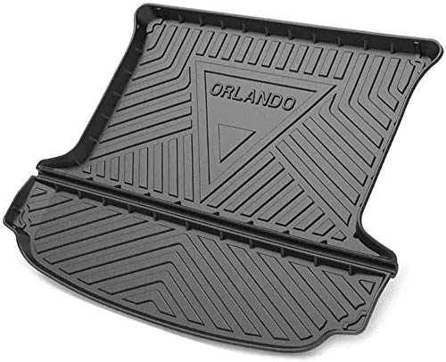 AJJZX Alfombra de Revestimiento de Maletero de Coche, Adecuada para Chevrolet Orlando 2018 2019 2020, Accesorios Decorativos Impermeables y antisuciedad