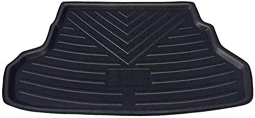 AJJZX Alfombra de Revestimiento de Maletero de Coche, Adecuada para Kia Rio Pride K2 Sedan 2012-2017, Accesorios Decorativos Impermeables y antisuciedad