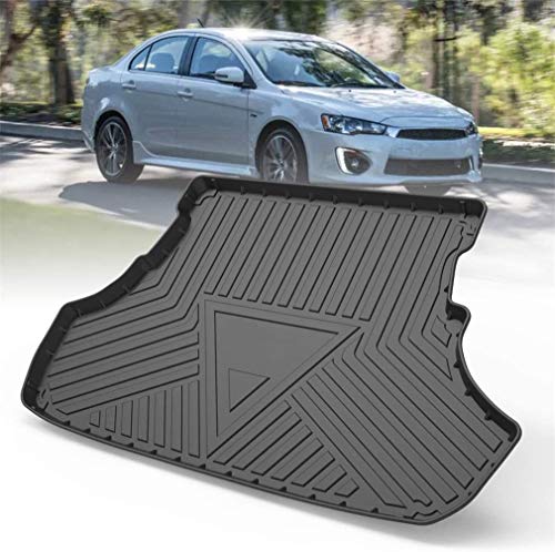 AJJZX Alfombra de Revestimiento de Maletero de Coche, Adecuada para Mitsubishi Lancer 2008-2017, Accesorios Decorativos Impermeables y antisuciedad