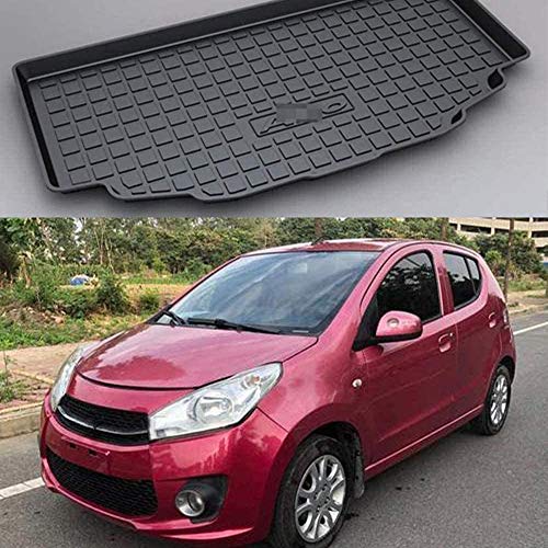 AJJZX Alfombra de Revestimiento de Maletero de Coche, Adecuada para Suzuki Alto 2014-2019, Accesorios Decorativos Impermeables y antisuciedad