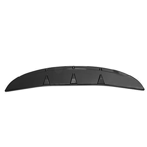 Alerón de Coche 1X Universal Parachoques Delantero de Coche Spoiler difusor Aletas Kit de carrocería Car-Styling, para Benz, para BMW para Civic Shiny Black/Carbon Look