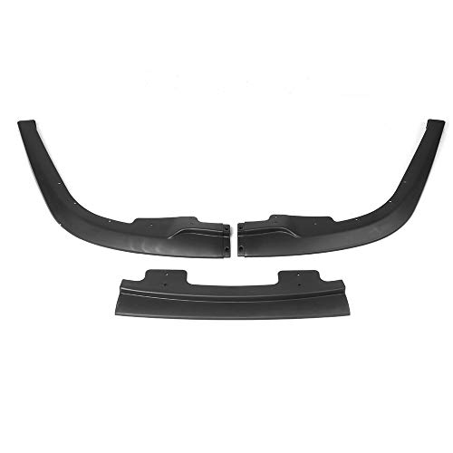 Alerón de Coche Negro Mate 3X Divisor de Parachoques Delantero de Coche difusor de Labios Kit de Cuerpo Protector de alerón ， para Subaru Impreza WRX STI S204 2006-2007