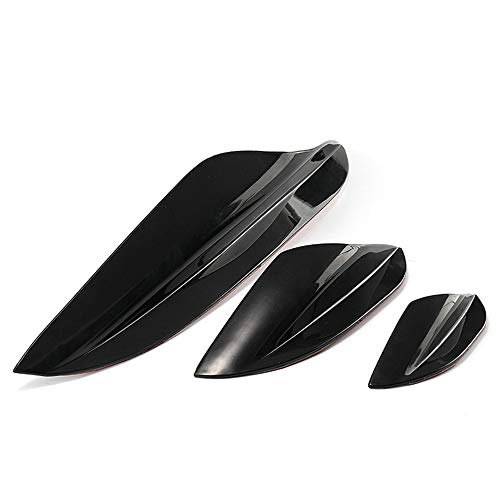 Alerón de Coche Universal Parachoques Delantero de Coche Divisor de Aletas Canard Lip Spoiler, para BMW E90 E92 E93 M3 05-12