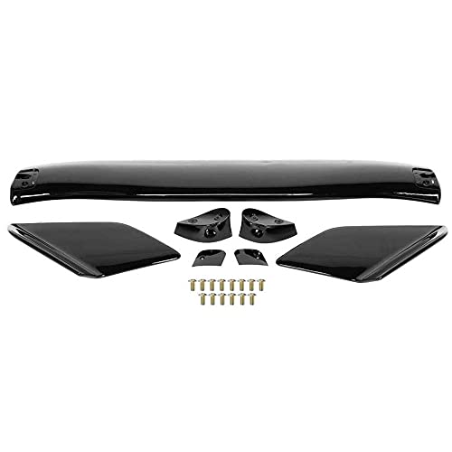 Alerón Trasero de Maletero de Coche de Estilo Tipo R Negro Brillante para Honda Civic Hatchback de 5 Puertas 2016 2017 2018 2019 2020