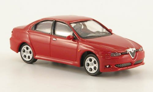 Alfa Romeo 156 GTA, rojo , 2002, Modelo de Auto, modello completo, Ricko 1:87