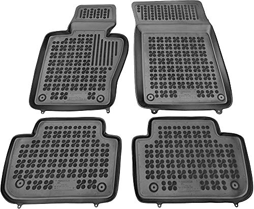 Alfombrillas de Goma Compatible con BMW X3 (E83) (2003-2010) + Limpiador de Plasticos (Regalo) | Accesorios Coche Alfombrilla Suelo