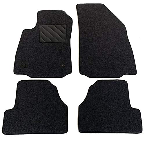 Alfombrillas Opel Mokka - Mokka X 2012> Moqueta Antracita, a medida, antideslizantes, talonera de goma - Accesorios para coche