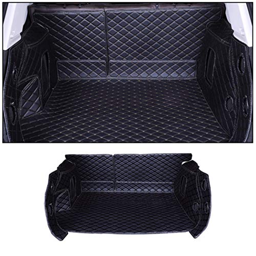 ALLYARD Maletero Alfombra para BM W X1 2010-2014 3D Full Coverage XPE Cuero Maletero Alfombra Coche Equipaje Maletero Estera Tronco Equipaje Trasera Estera Antideslizante Alfombrilla Negro