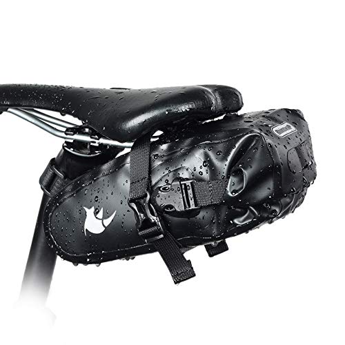 Alofrjas Bicicleta, Selighting Bolsa Bicicleta Alforja Bici Impermeable Multifuncional Bolsas Sillín Bolso para Asiento Tresero de Bicicleta Carretera