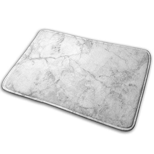 Antideslizante Suave Alfombra de Baño,Mármol Fracturadas Líneas Grunge Teñidas Con Efectos Superficiales Estilo Cerámico Motivo,Personalizado Decoración del Hogar Baño Alfombra de Piso,75 x 45 CM