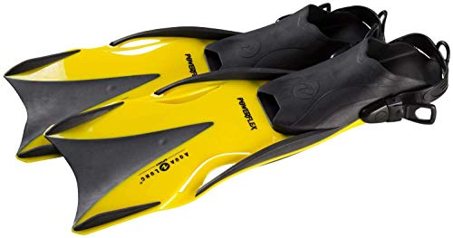 Aqua Lung ® Aleta Natación "Power Flex" (Par) - Amarillo, EUR 40-44