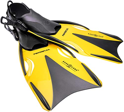 Aqua Lung ® Aleta Natación "Power Flex" (Par) - Amarillo, EUR 44-48