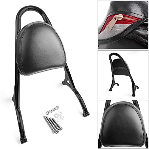 Areyourshop Sissy Bar respaldo con almohadilla para Harley Sportster Iron Nightster 883 1200 XL